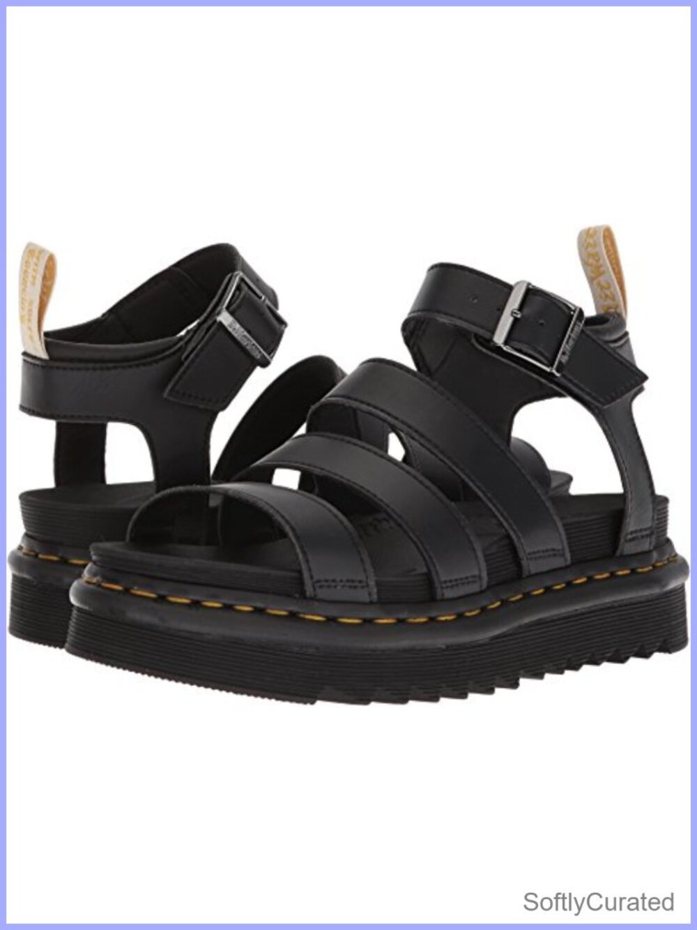 Vegan Blaire Man Made Material Strap Platform Sandal